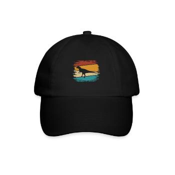 Velociraptor Dino Dinosaures - Casquette classique - noir/noir - Devant