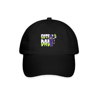 Papa gothique - Casquette classique - noir/noir - Devant