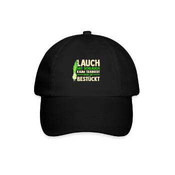 Bodybuilding Sport Fitness Lauch - Baseballkappe - Schwarz/Schwarz - Vorne