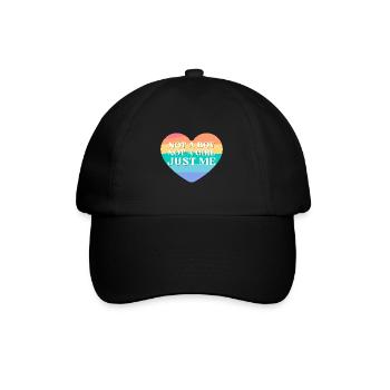 Androgynous Not A Boy Not A Girl Just Me - Baseball Cap - black/black - Front