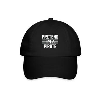 Costume d’Halloween Faites semblant d’être un pirate - Casquette classique - noir/noir - Devant