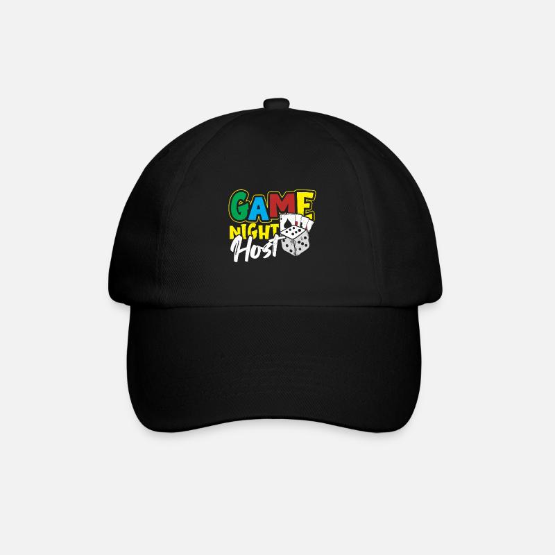 Brettspiele Spielbrett Geschenk - Baseballkappe - Schwarz/Schwarz