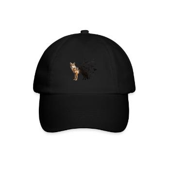 Kojote - Baseballkappe - Schwarz/Schwarz - Vorne