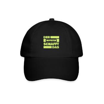Inspector - Baseball Cap - black/black - Front