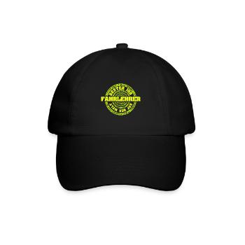 Emploi Instructeur de conduite automobile - Casquette classique - noir/noir - Devant