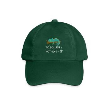 Caméléon - Liste de choses à faire - Casquette classique - vert bouteille - Devant