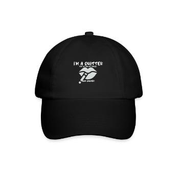 Ich bin ein Aufhörer Für mich und meine Familie Ni - Baseballkappe - Schwarz/Schwarz - Vorne