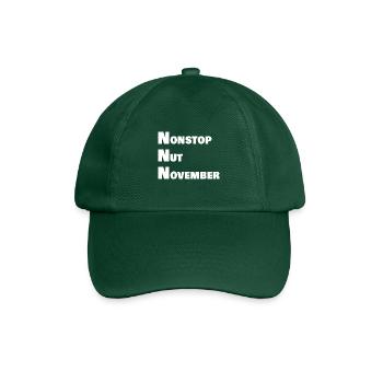 Nonstop nut november - Baseballkappe - Flaschengrün - Vorne