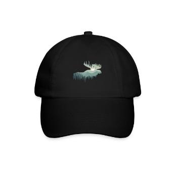 Moose - Baseball Cap - black/black - Front