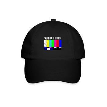 Nous allons le corriger en post - Casquette classique - noir/noir - Devant
