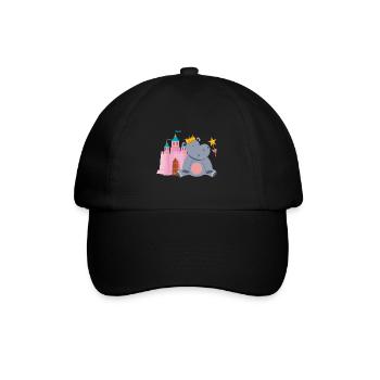 Hippopotame Hippopotame - Casquette classique - noir/noir - Devant