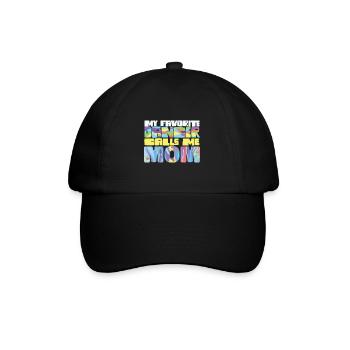 My Favorite Dancer Calls Me Mom Proud Dance Mother - Baseballkappe - Schwarz/Schwarz - Vorne