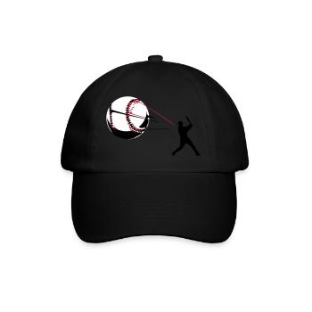 Baseball - Baseballkappe - Schwarz/Schwarz - Vorne