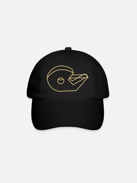 tape - Baseball Cap - black/black