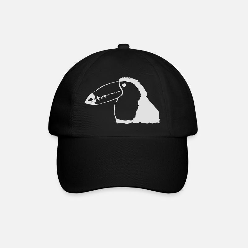 Oiseau toucan - Casquette classique - noir/noir