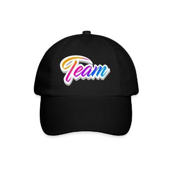 Team - Baseballkappe - Schwarz/Schwarz - Vorne