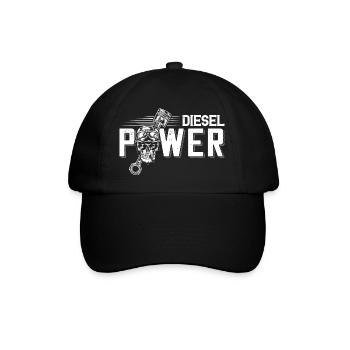 engine 01 tuning diesel v8 nitro power trucker - Casquette classique - noir/noir - Devant