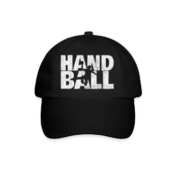 sport de handball - Casquette classique - noir/noir - Devant