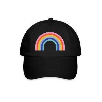 rainbow - Baseball Cap - black/black - Front