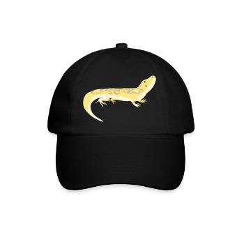 gecko - Baseball Cap - black/black - Front