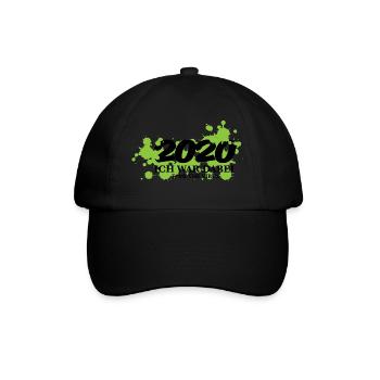 2020 Corona Covid19 Statement ich war dabei Spruch - Baseballkappe - Schwarz/Schwarz - Vorne