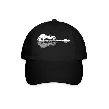 Guitar Nature Life - Baseball Cap - black/black - Front
