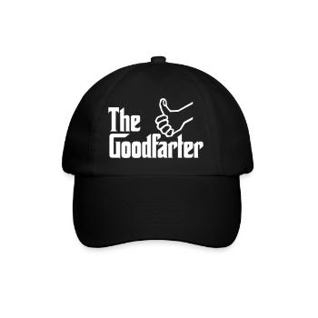 Le bon père de la bonne fart pète papa papa - Casquette classique - noir/noir - Devant