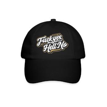 Si ce n’est pas une baise Oui, alors c’est un enfer Non - Casquette classique - noir/noir - Devant