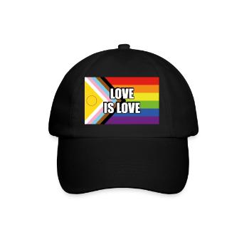 Intersex Inclusive Pride Progress Pride Flag - Baseball Cap - black/black - Front