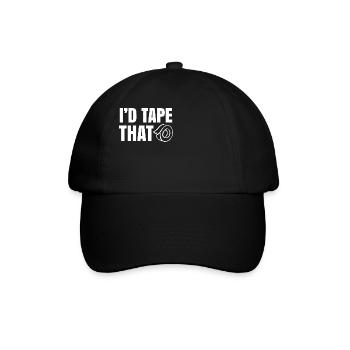 Tape Adhesive Tape Bandage DIY Sport Physio - Baseball Cap - black/black - Front