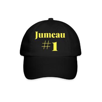 Jumeau Numéro 1 - Casquette classique - noir/noir - Devant