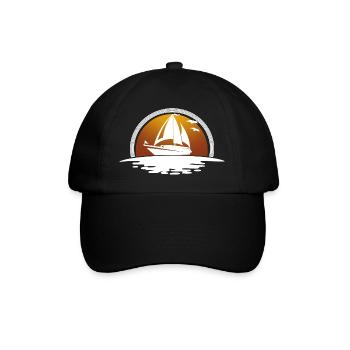 Voilier Voilier Voilier Marin - Casquette classique - noir/noir - Devant