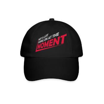 Il ne se passe pas grand-chose - Casquette classique - noir/noir - Devant