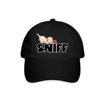 sniff1 3 - Baseballkappe - Schwarz/Schwarz - Vorne