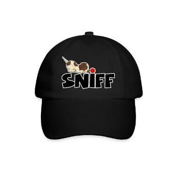 sniff1 1 - Baseballkappe - Schwarz/Schwarz - Vorne