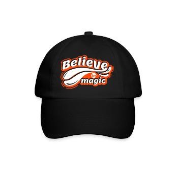 Believe in magic - Baseball Cap - black/black - Front