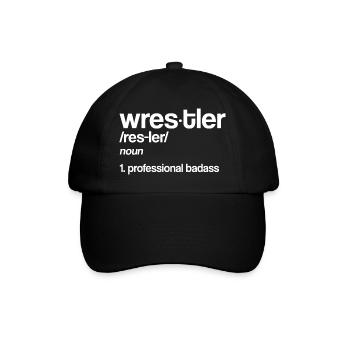 Lutte Lutte Cadeau de lutteur lutteur - Casquette classique - noir/noir - Devant