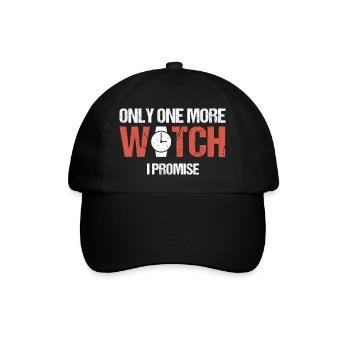 Watch Collector Watch Watchmaker - Baseball Cap - black/black - Front