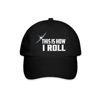 This Is How I Roll Pilot Aviation - Baseball Cap - black/black - Front