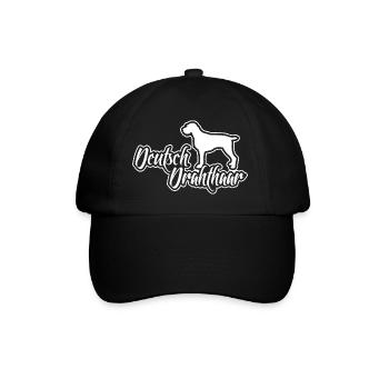 DEUTSCH DRAHTHAAR Hunderasse Jagdhunde Wilsigns - Baseballkappe - Schwarz/Schwarz - Vorne