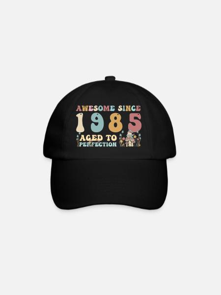 Génial depuis 1985 - 38e anniversaire - 2023 Groovy - Casquette classique - noir/noir