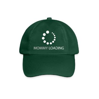 Grossesse Baby shower Babyshower Boy Girl - Casquette classique - vert bouteille - Devant