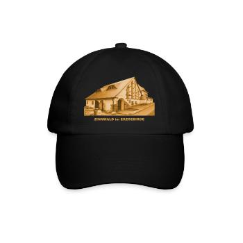 Forêt d’étain Mine d’Erzgebirge Frontière de Saxe - Casquette classique - noir/noir - Devant