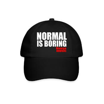 House music - Baseball Cap - black/black - Front