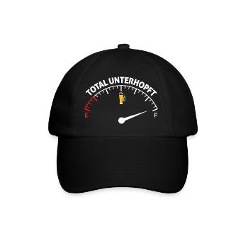 total unterhopft tachometer - Baseballkappe - Schwarz/Schwarz - Vorne