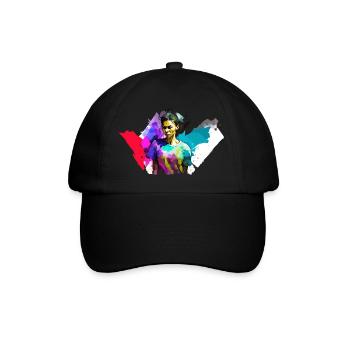 Frauenpower - Baseballkappe - Schwarz/Schwarz - Vorne