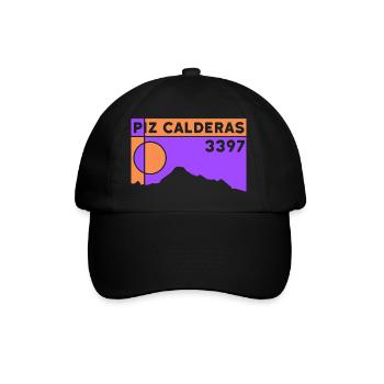 Piz Calderas, Ski Touring, Trail, Hiking, Mountain Trekking - Baseball Cap - black/black - Front