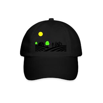 Tractor Farm - Baseball Cap - black/black - Front