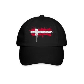 Danemark Europe Drapeau danois symboles nationaux norden - Casquette classique - noir/noir - Devant