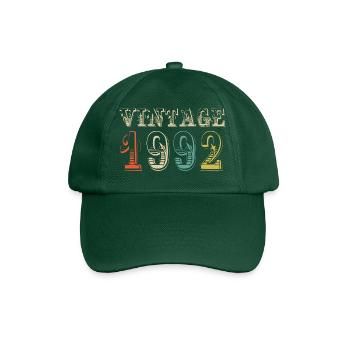 Vintage 1992 - 32nd birthday - 32 years old - Baseball Cap - bottle green - Front